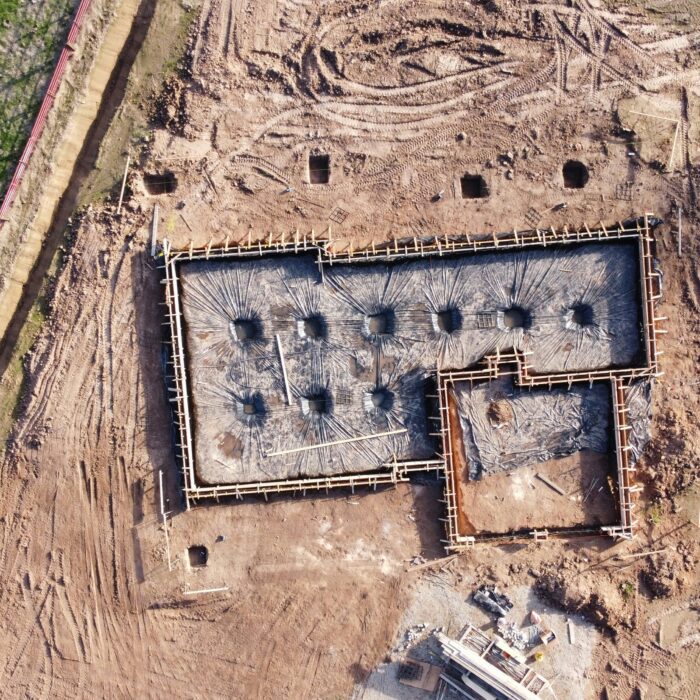 Wykopy pod ławy fundamentowe